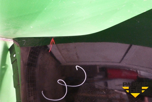 Бампер задний (после 2014г под парктроник) (51127366379) для BMW X3 F25 с 2010-2017г (Х3 Ф25)