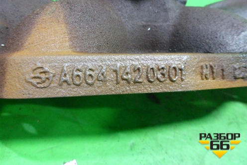 Коллектор выпускной (2.0л D20D TDI) (A6641420301) для Ssang Yong Kyron с 2005г (Кайрон)