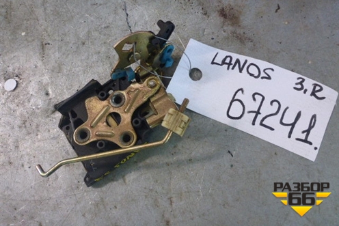 Замок двери задней правой (96348309) для Chevrolet Lanos с 2004г (Ланос)