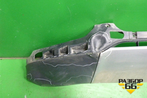 Юбка переднего бампера (CV4417F775AEW) для Ford Kuga с 2012г (Куга 2)