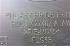Обшивка двери задней левой под механику (хетчбэк) (BM51A27407A) для Ford Focus 3 с 2011г (Фокус)