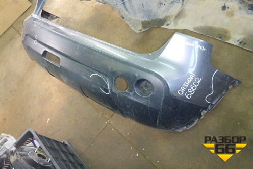 Бампер задний (85022JD00H) для Nissan Qashqai (J10E) с 2006-2013г (Кашкай)