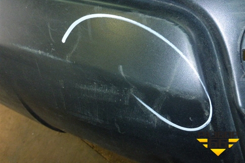 Бампер задний (85022JD00H) для Nissan Qashqai (J10E) с 2006-2013г (Кашкай)