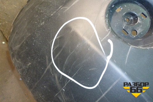 Бампер задний (85022JD00H) для Nissan Qashqai (J10E) с 2006-2013г (Кашкай)