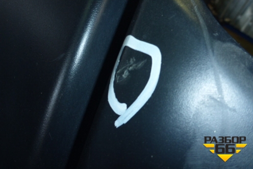 Бампер задний (85022JD00H) для Nissan Qashqai (J10E) с 2006-2013г (Кашкай)