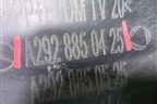 Юбка заднего бампера (только на дизель под парктроник) (A2928850425) для Mercedes Benz GLE-Klass (купе) C292 с 2015г
