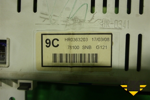 Щиток приборов АКПП (верхний) (78100SNBG121) для Honda Civic 4D с 2006-2012г (Цивик)