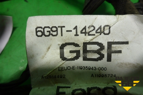Проводка двери задней левой (7 разъемов) (6G9T14240) для Ford Mondeo 4 с 2006-2014г (Мондео)