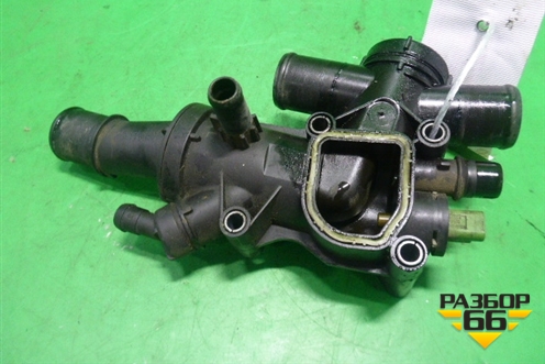 Корпус термостата (в сборе 2.0л QXBA TDI) (9656182980) для Ford Mondeo 4 с 2006-2014г (Мондео)