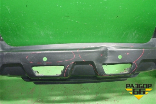 Бампер задний (под парктроник) (85022JU14H) для Nissan X-Trail (Т31) с 2007-2014г