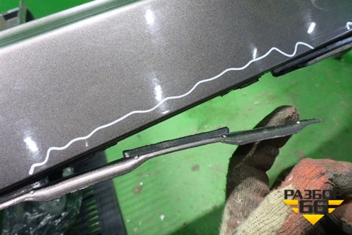 Бампер задний (после 2009г под парктроник) (71501SWAZZ00) для Honda CR-V(RE) с 2006-2012г (ЦРВ СРВ)