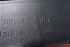 Накладка заднего крыла правого (8K9853818A) для Audi A6 (C7) Allroad Quattro с 2012-2019г