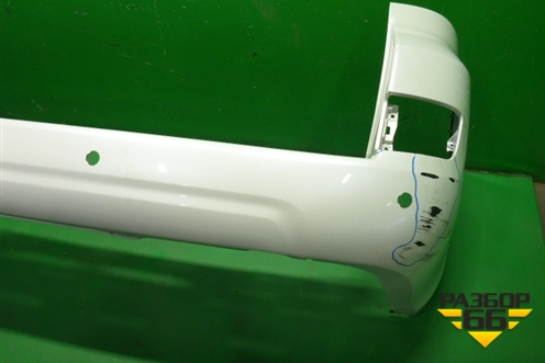 Бампер задний (после 2015г под парктроник) (5215960740) для Toyota Land Cruiser (200) с 2008г (Ленд Крузер)