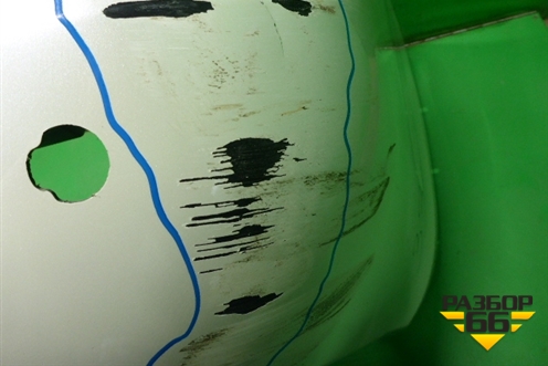 Бампер задний (после 2015г под парктроник) (5215960740) для Toyota Land Cruiser (200) с 2008г (Ленд Крузер)