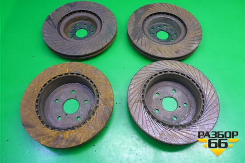 Диски тормозные (комплект) (WRX STI) для Subaru Impreza (GH-GE) с 2008-2011г