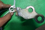 Петля двери задней левой верхняя (XS4AA26801BB) для Ford Focus 1 с 1998-2004г (Фокус)