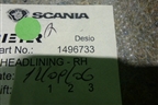 Обшивка в кабину (правая верхняя) (1496733) для Scania 5 R Series с 2004-2016г