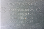 Бампер задний (после 2014г под парктроник) (A1668859925) для Mercedes Benz ML-Klass W166 c 2011г (МЛ)