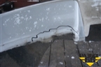 Бампер задний (с юбкой до 2005г) для Volvo S60 с 2004-2009г (C60)