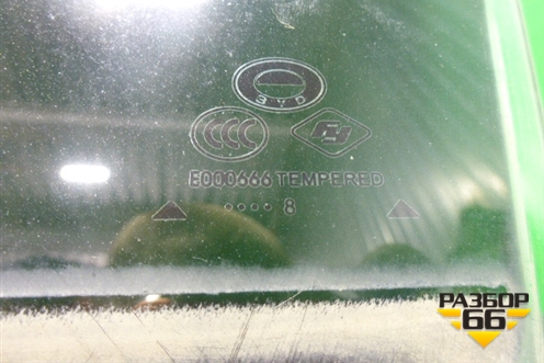 Стекло двери задней левой (седан 2008г) для BYD F3 с 2007г (Ф3)