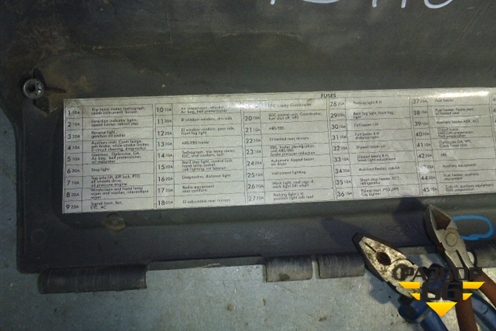 Крышка блока предохранителей (1322950) для Scania 4 Series с 1995-2005г