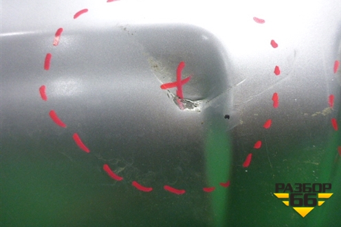 Юбка заднего бампера (4M0807521) для Audi Q7 c 2015г (Ку 7)