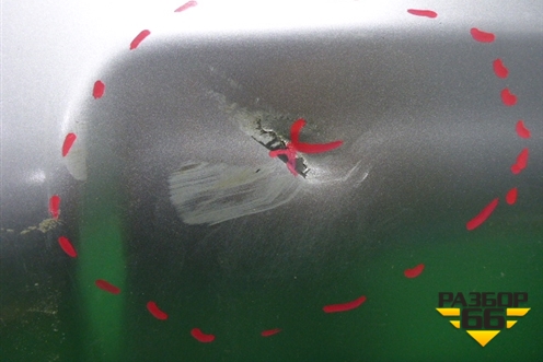 Юбка заднего бампера (4M0807521) для Audi Q7 c 2015г (Ку 7)