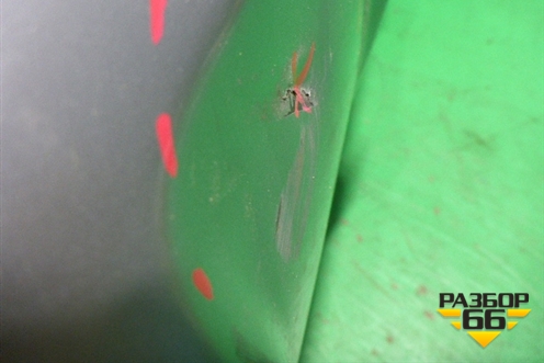 Юбка заднего бампера (4M0807521) для Audi Q7 c 2015г (Ку 7)