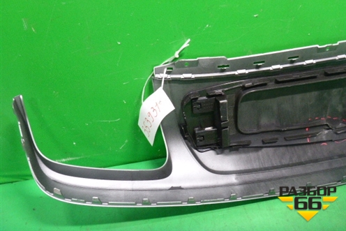 Юбка заднего бампера (4M0807521) для Audi Q7 c 2015г (Ку 7)