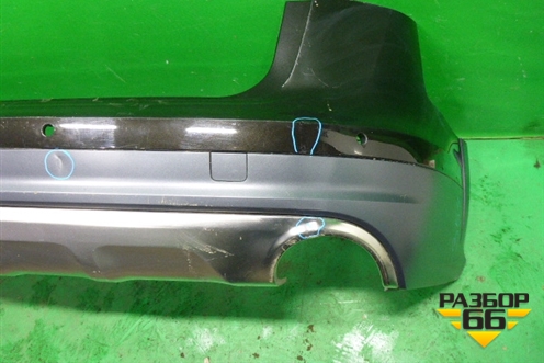 Бампер задний (с юбкой под парктроник) (4G9807511AL) для Audi A6 (C7) Allroad Quattro с 2012-2019г