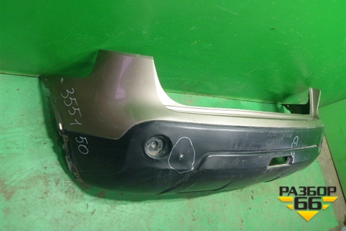Бампер задний (85022JD00H) для Nissan Qashqai (J10E) с 2006-2013г (Кашкай)