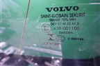 Стекло глухое правое (2016г) (31386337) для Volvo XC60 с 2008-2017г (ХС60)