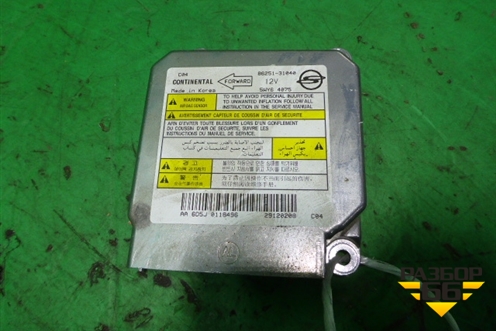 Блок управления AIR BAG (8625131040) для Ssang Yong Actyon Sport с 2012 (Актион Спорт)