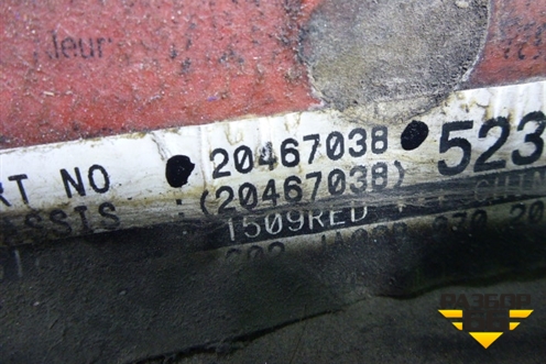 Накладка двери правой  (продолжение двери) (20467038) для Volvo TRUCK FH с 2008-2013г (ФШ)