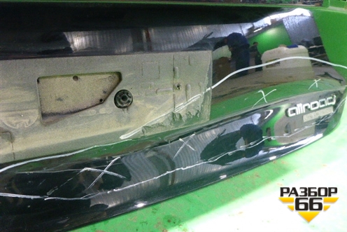 Дверь багажника без стекла (4G9827025B) для Audi A6 (C7) Allroad Quattro с 2012-2019г
