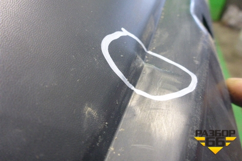 Бампер задний (после 2015г) (6410C996) для Mitsubishi Outlander с 2012-2024г (Аутлендер)