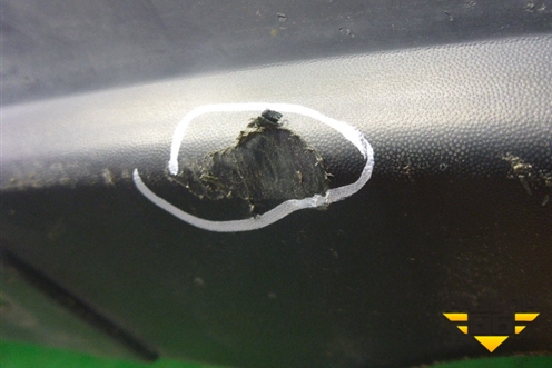 Бампер задний (после 2015г) (6410C996) для Mitsubishi Outlander с 2012-2024г (Аутлендер)