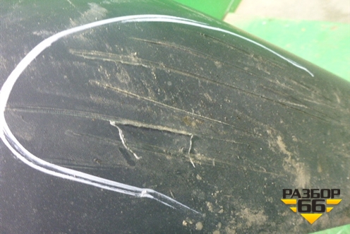 Бампер задний (после 2015г) (6410C996) для Mitsubishi Outlander с 2012-2024г (Аутлендер)