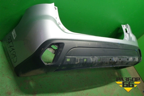 Бампер задний (после 2015г под накладку) (6410C996ZZ) для Mitsubishi Outlander с 2012-2024г (Аутлендер)