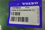 Накладка ПТФ левая  (новая) (21078543) для Volvo TRUCK FM с 2001-2013г (ФМ)