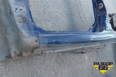 Порог со стойкой левый (5ти дверный хетчбэк) для Nissan Almera N16 с 2000-2006г (Альмера Н16)
