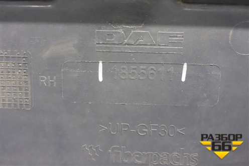 Накладка кабины правая  (продолжение кабины) (1855611) для DAF XF 105 с 2005г (ХФ)