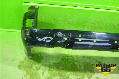 Бампер задний (после 2015г под накладку) (5215960740) для Toyota Land Cruiser (200) с 2008г (Ленд Крузер)