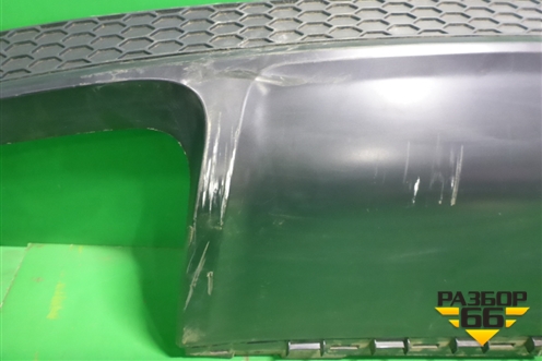 Юбка заднего бампера (4M0807521B) для Audi Q7 c 2015г (Ку 7)