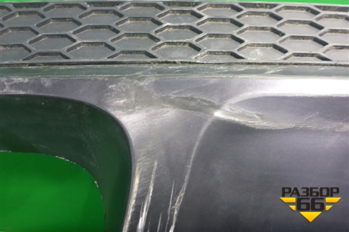 Юбка заднего бампера (4M0807521B) для Audi Q7 c 2015г (Ку 7)