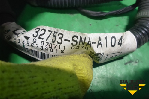 Проводка двери задней правой (32753SNAA104) для Honda Civic 4D с 2006-2012г (Цивик)