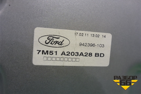 Стеклоподъёмник электрический передний правый (7M51A203A28BD) для Ford Focus 2 с 2008-2011г