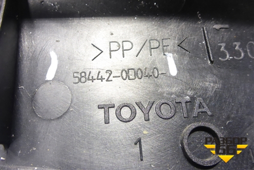 Накладка внутренняя (заднего правого сидения) (584420D040) для Toyota Yaris с 2005-2011г (Ярис)