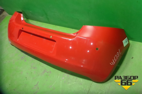 Бампер задний (под парктроник) (521590D130) для Toyota Yaris с 2005-2011г (Ярис)