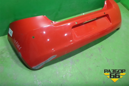 Бампер задний (под парктроник) (521590D130) для Toyota Yaris с 2005-2011г (Ярис)